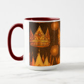 Mug Motif Couronnes Dorées  (Gauche)