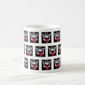 Mug Motif crâne rouge noir et blanc (Centre)
