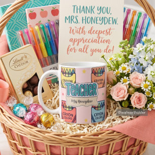 Mug Motif crayon de professeur mignon
