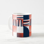 Mug Motif créatif moderne géométrique sans fil (Devant gauche)