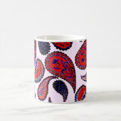 Mug Motif créatif sans couture avec cachemire dessiné (Centre)