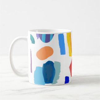 Mug Motif créatif sans couture. Retour universel artis