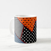 Mug motif créatif transparent avec compos géométrique (Devant gauche)