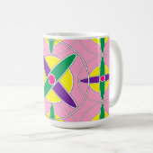 Mug Motif croisé géométrique jouable (Devant droit)
