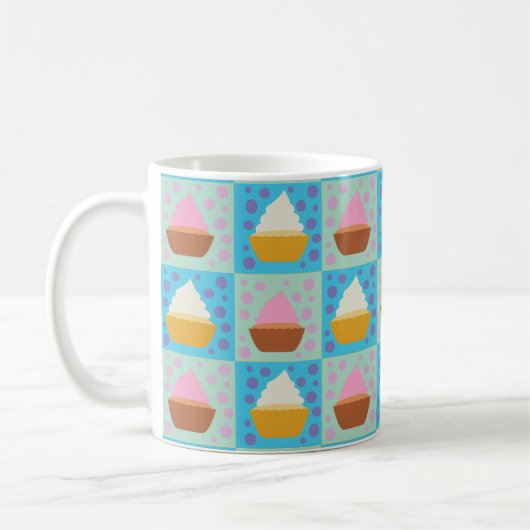 Mug Motif Cupcake (Gauche)