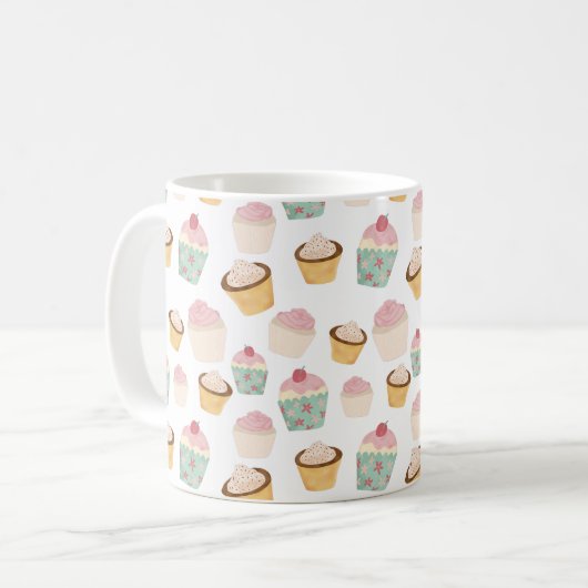 Mug Motif Cupcake (Devant gauche)