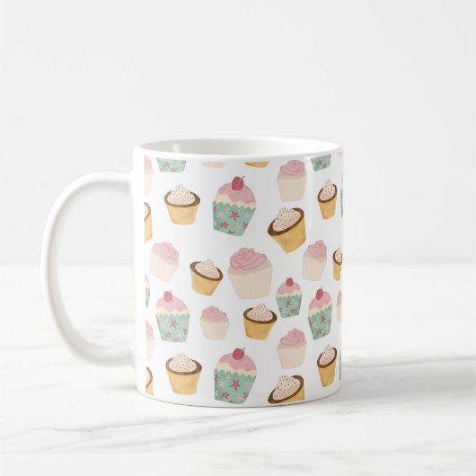 Mug Motif Cupcake (Gauche)