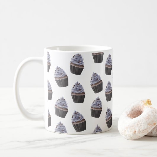 Mug Motif Cupcake (Avec donut)