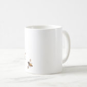 Mug Motif d'abeilles au miel (Devant droit)
