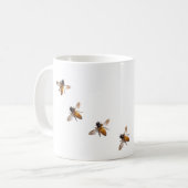 Mug Motif d'abeilles au miel (Devant gauche)