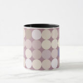 Mug Motif d'abrégé sur cercles de tissu (Centre)