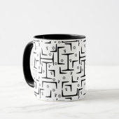 Mug Motif d'acier de construction (Devant gauche)