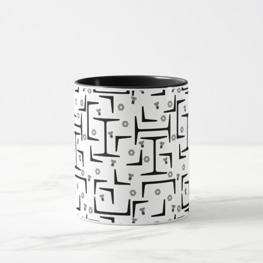 Mug Motif d'acier structurel (Centre)