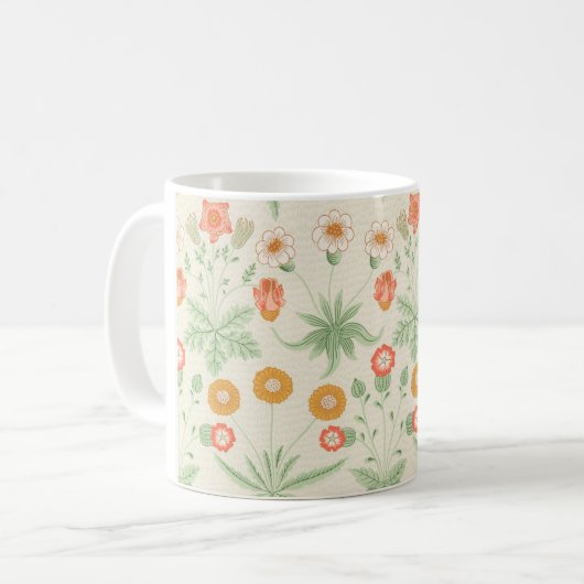 Mug Motif Daisy (par William Morris) (Devant gauche)