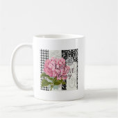 Mug Motif Damas Décor Floral Joli (Gauche)