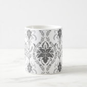 Mug Motif Damask blanc et gris (Centre)
