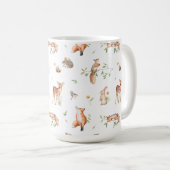 Mug Motif d'amis animaux de bois mignon (Devant droit)