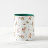 Mug Motif d'amis animaux de bois mignon (Centre)