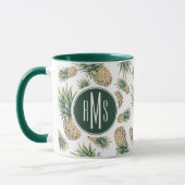 Mug Motif d'ananas d'aquarelle (Gauche)