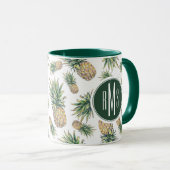 Mug Motif d'ananas d'aquarelle (Devant droit)