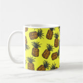 Mug motif d'ananas tropical peint à la main (Gauche)