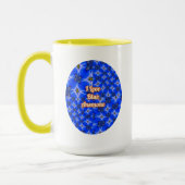 Mug Motif d'anémone du Jardin bleu (Gauche)