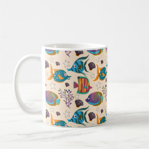 Mug Motif d'animaux aquatiques vie sous-marine océan
