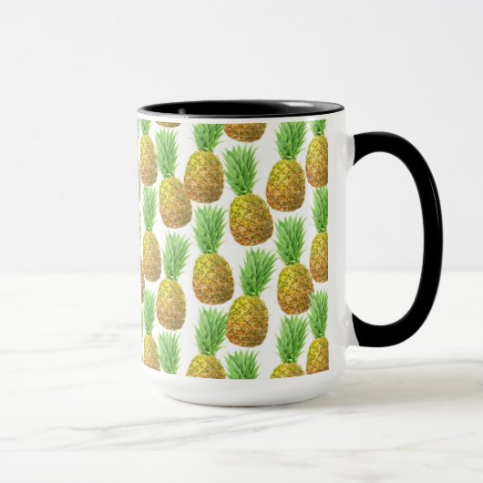 Mug Motif d'aquarelle ananas (Droite)