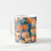 Mug Motif d'aquarelle aux oranges juteuses (Devant gauche)