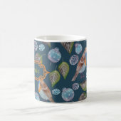 Mug Motif d'aquarelle Blue Birds (Centre)