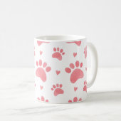 Mug Motif d'aquarelle Cat Paws (Devant droit)