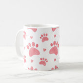 Mug Motif d'aquarelle Cat Paws (Devant gauche)