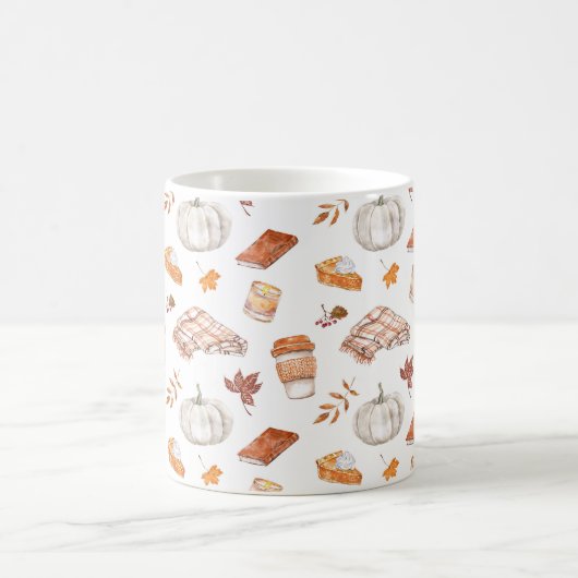 Mug Motif d'aquarelle confortable Autumn Essentials (Centre)