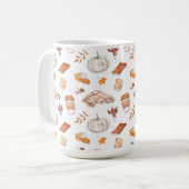Mug Motif d'aquarelle confortable Autumn Essentials (Devant gauche)