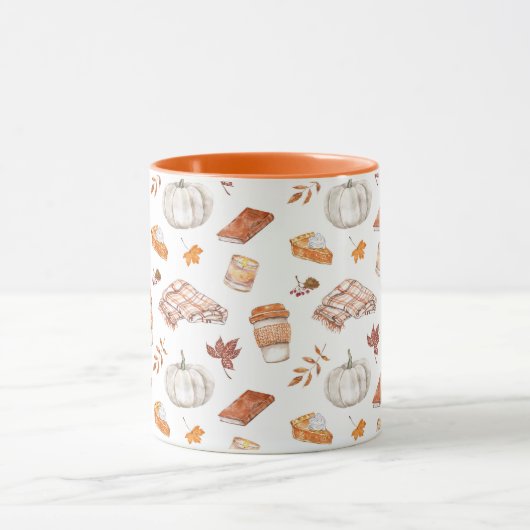 Mug Motif d'aquarelle confortable Autumn Essentials (Centre)