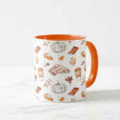 Mug Motif d'aquarelle confortable Autumn Essentials (Devant droit)