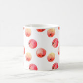 Mug Motif d'aquarelle des pommes rouges mûres (Centre)