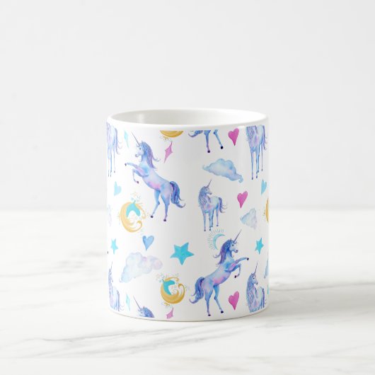 Mug Motif d'aquarelle magique Unicorn Design Imaginair (Centre)