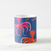 Mug Motif d'aquarelle octopus de dessin coloré (Centre)