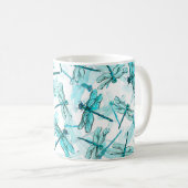Mug Motif d'aquarelle transparente avec élégante libel (Devant droit)