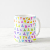 Mug Motif d'aquarelle triangulaire coloré (Devant droit)