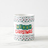 Mug Motif d'arbre de fête de fin d'année (Centre)
