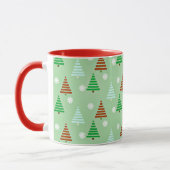 Mug Motif d'arbre de Noël (Gauche)