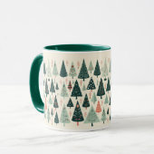 Mug Motif d'arbre de Noël (Devant gauche)