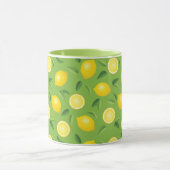 Mug Motif d'arrière - plan de citrons (Centre)