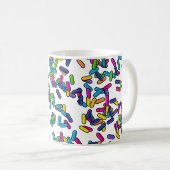 Mug Motif d'arrosage éparpillé (Devant droit)