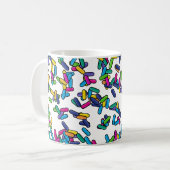 Mug Motif d'arrosage éparpillé (Devant gauche)