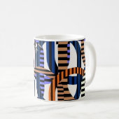 Mug Motif d'art algorithmique coloré  (Devant droit)