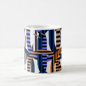 Mug Motif d'art algorithmique coloré  (Centre)