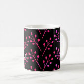 Mug Motif d'art botanique minimal (Devant droit)